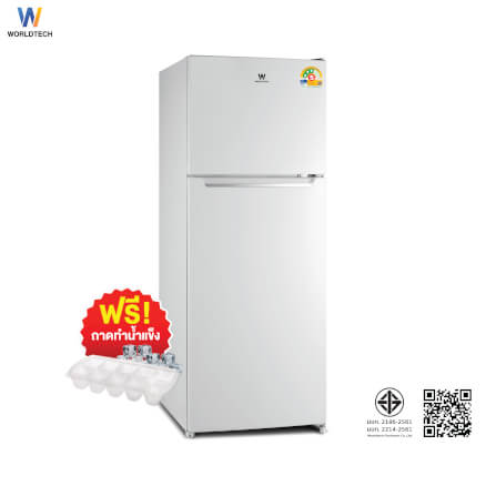 ตู้เย็น 2 ประตู WORLDTECH รุ่น WT-RF138 ขนาด 4.9 คิว ความจุ 138 ลิตร สีเทา_7